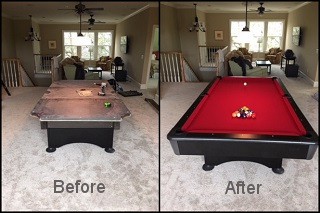 expert pool table recovering in The Dalles content img3